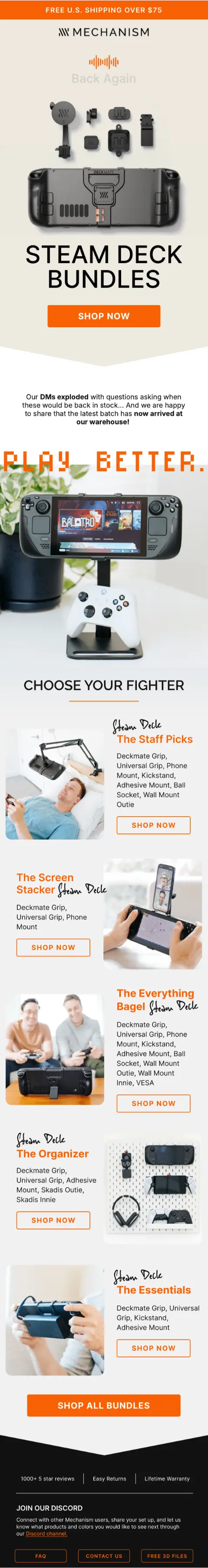 Client email design by e2 Agency